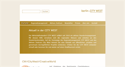 Desktop Screenshot of berlin-city-west.de