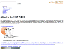Tablet Screenshot of berlin-city-west.de